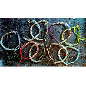 4OCEAN BEADED BRACELET LOT